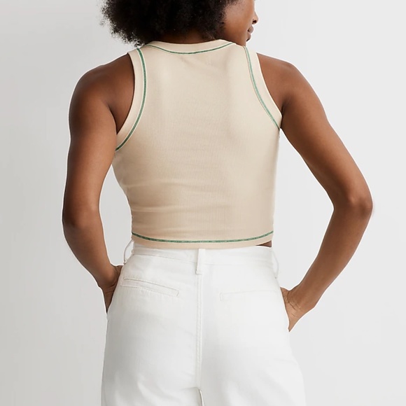 Madewell | Paradise Palm Graphic Brightside Crop Tank - Picture 8 of 9